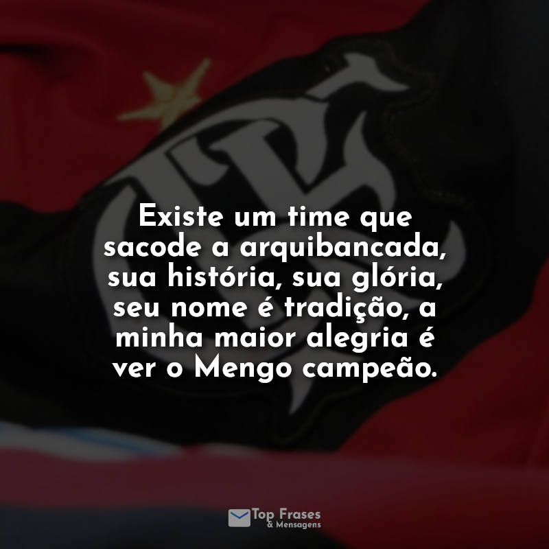 Frases sobre Flamengo: Existe um time