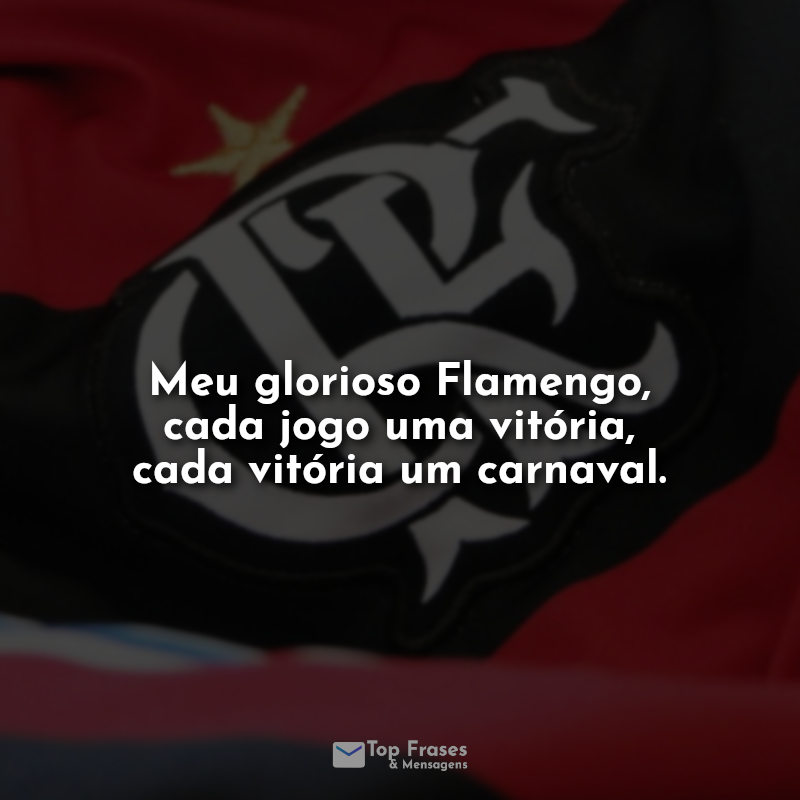 Frases do Flamengo: Meu glorioso Flamengo.