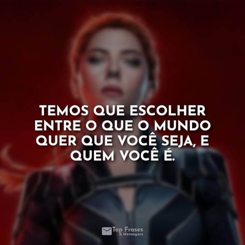 Frases do Filme Viúva Negra.