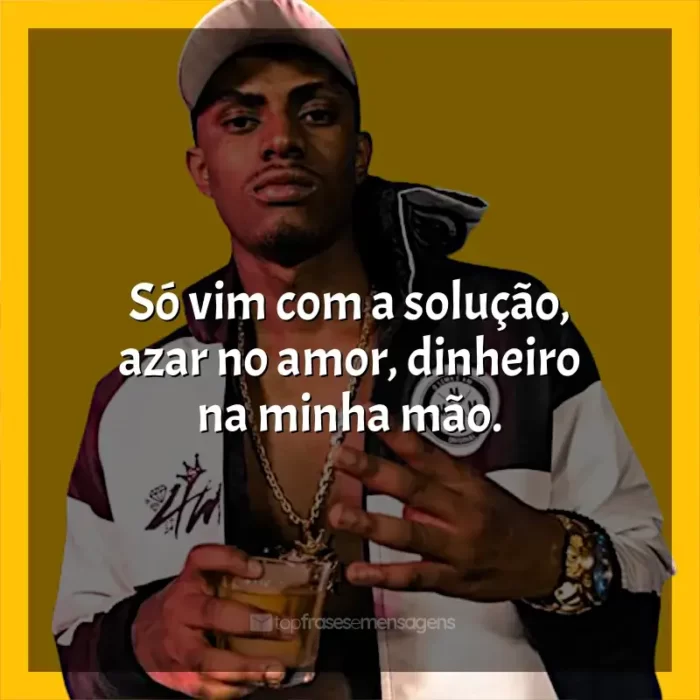 MC IG Frases: Só vim com a solução, azar no amor, dinheiro na minha mão.