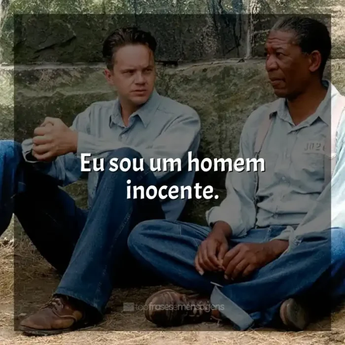 Um Sonho de Liberdade frases do filme: Eu sou um homem inocente.