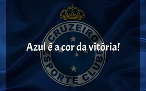 Cruzeiro Esporte Clube frases: Azul é a cor da vitória!